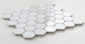 Calacatta Dorado 2x2 Hexagon Polished Marble Look Porcelain Mosaic