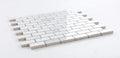 Calacatta Dorado 1x2 Brick Polished Marble Look Porcelain Mosaic