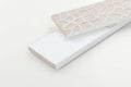Calacatta Dorado 3x12 Bullnose Matte Marble Look Porcelain Trim