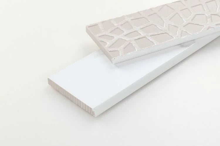 Calacatta Dorado 3x12 Bullnose Matte Marble Look Porcelain Trim