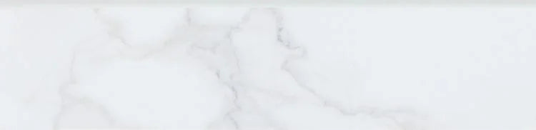 Calacatta Dorado 3x12 Bullnose Matte Marble Look Porcelain Trim