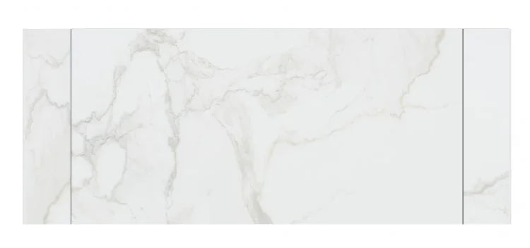 Calacatta Dorado 3x12 Bullnose Matte Marble Look Porcelain Trim