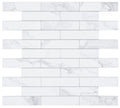 Calacatta Dorado 3x12 Bullnose Polished Marble Look Porcelain Trim