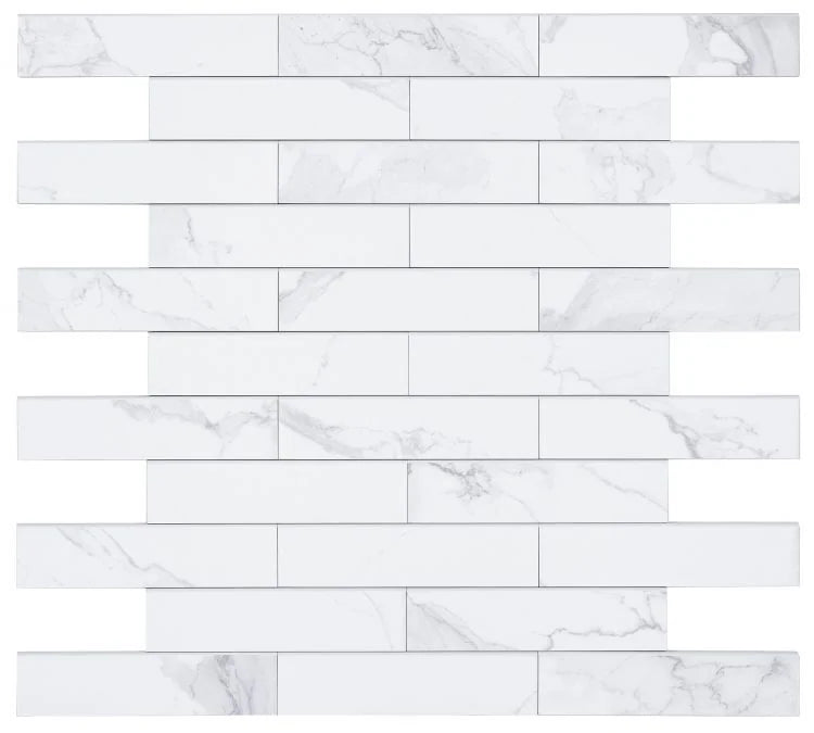 Calacatta Dorado 3x12 Bullnose Polished Marble Look Porcelain Trim