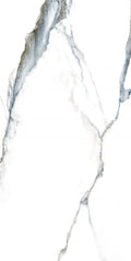 Calacatta Fantasy Acqua 24x48 Polished Marble Look Porcelain Tile