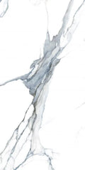 Calacatta Fantasy Acqua 24x48 Polished Marble Look Porcelain Tile