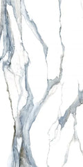 Calacatta Fantasy Acqua 24x48 Polished Marble Look Porcelain Tile