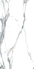 Calacatta Fantasy Acqua 24x48 Polished Marble Look Porcelain Tile