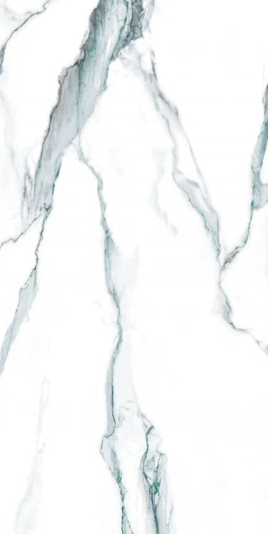 Calacatta Fantasy Green 24x48 Polished Marble Look Porcelain Tile