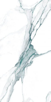 Calacatta Fantasy Green 24x48 Polished Marble Look Porcelain Tile