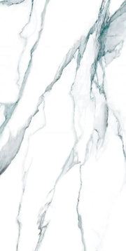 Calacatta Fantasy Green 24x48 Polished Marble Look Porcelain Tile