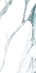 Calacatta Fantasy Green 24x48 Polished Marble Look Porcelain Tile
