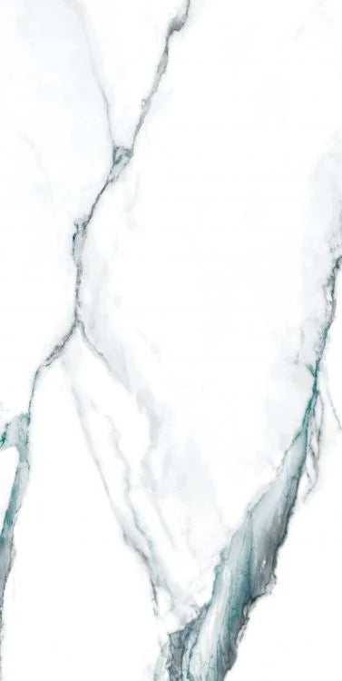 Calacatta Fantasy Green 24x48 Polished Marble Look Porcelain Tile