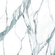 Calacatta Fantasy Green 48x48 Polished Marble Look Porcelain Tile