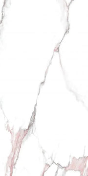 Calacatta Fantasy Pink 24x48 Polished Marble Look Porcelain Tile