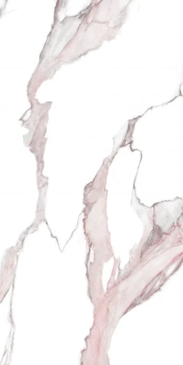 Calacatta Fantasy Pink 24x48 Polished Marble Look Porcelain Tile