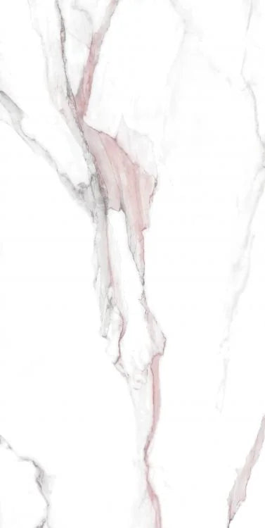Calacatta Fantasy Pink 24x48 Polished Marble Look Porcelain Tile