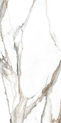 Calacatta Fantasy Topo 24x48 Polished Marble Look Porcelain Tile