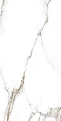 Calacatta Fantasy Topo 24x48 Polished Marble Look Porcelain Tile