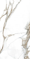 Calacatta Fantasy Topo 24x48 Polished Marble Look Porcelain Tile