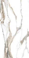 Calacatta Fantasy Topo 24x48 Polished Marble Look Porcelain Tile