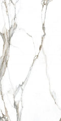 Calacatta Fantasy Topo 24x48 Polished Marble Look Porcelain Tile