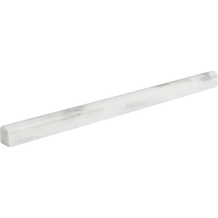 Calacatta Gold 1/2x12 Pencil Liner Honed Marble Trim