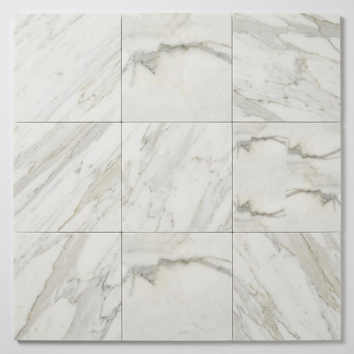 Calacatta Gold 12x12 Honed Marble Tile close-up