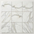 Calacatta Gold 12x12 Polished Marble Tile close-up