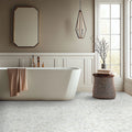 Calacatta Gold 1" Hexagon Polished Marble Mosaic Tile