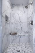Calacatta Gold 2" Hexagon Polished Pattern Marble Mosaic Tile