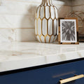Calacatta Gold 2x2 Mesh Honed Marble Mosaic