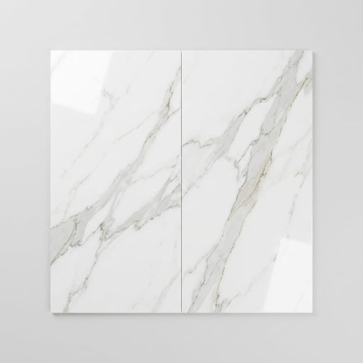 Calacatta Gold Aspen 12x24 Polished Marble Tile close-up