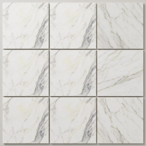 Calacatta Gold (Italian) Marble 12x12 Honed Tile close-up