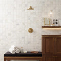 Calacatta Gold (Italian) Marble 2x2 Honed Mosaic — Spa spa interior