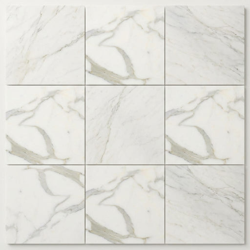 Calacatta Gold Marble Tile 12x12 Honed close-up