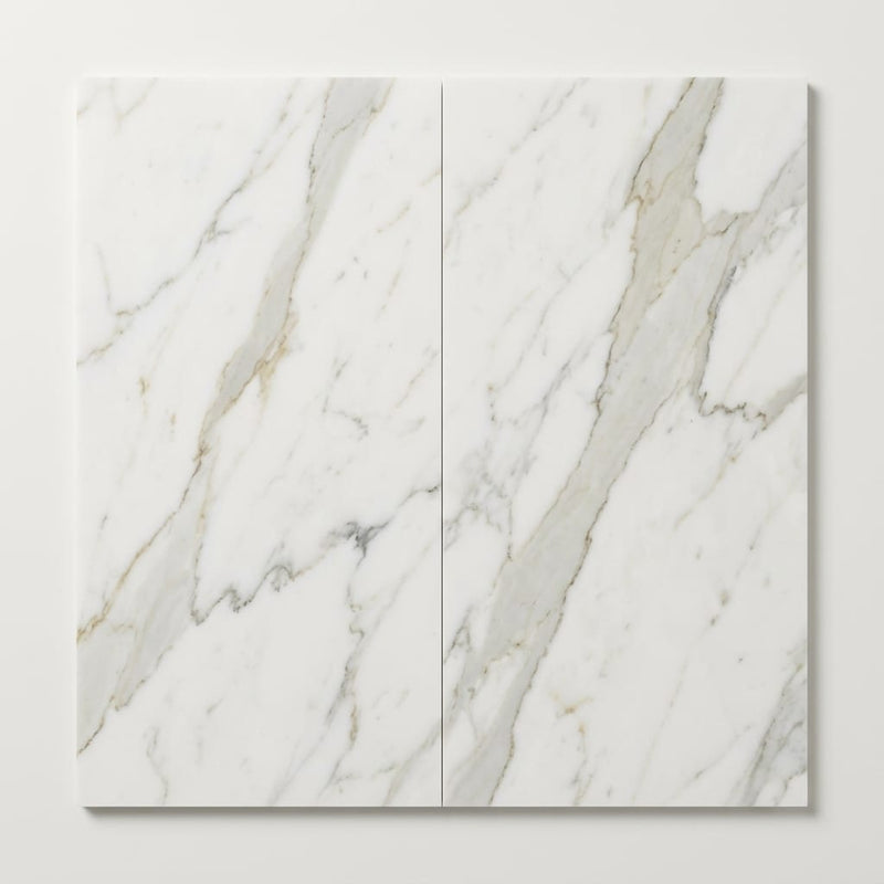 Calacatta Gold Marble Tile 12x24 Honed close-up