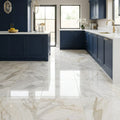 Calacatta Gold Marble Tile 18x18 Polished — Kitchen floor