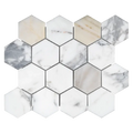 Calacatta Gold Mini Brick Polished Marble Mosaic