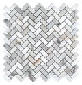 Calacatta Gold Mini Brick Polished Marble Mosaic