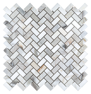 Calacatta Gold Mini Brick Polished Marble Mosaic