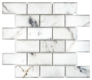 Calacatta Gold Mini Brick Polished Marble Mosaic
