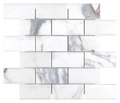 Calacatta Gold Mini Brick Polished Marble Mosaic