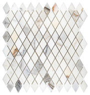 Calacatta Gold Mini Brick Polished Marble Mosaic