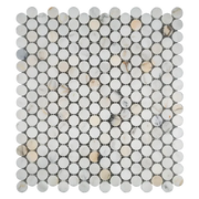 Calacatta Gold Mini Brick Polished Marble Mosaic