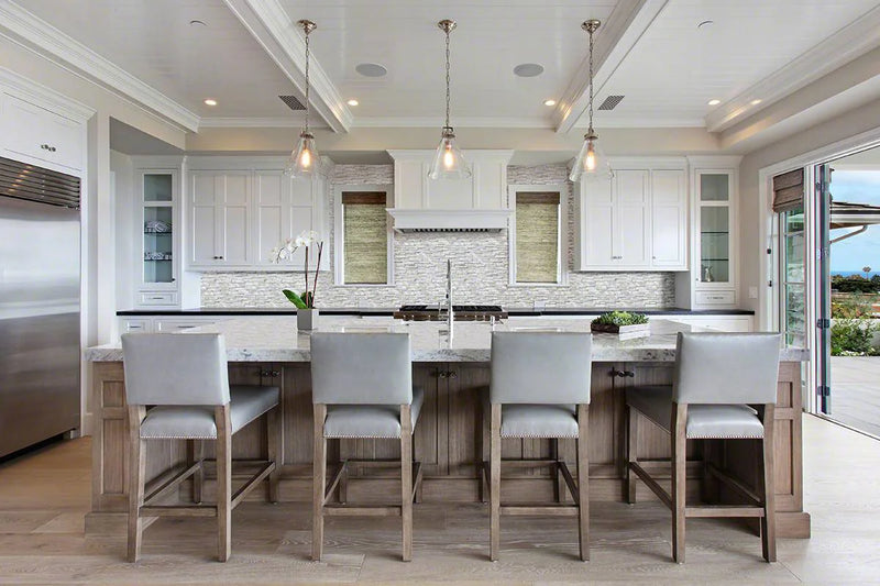 Calacatta Cressa 3D Corner 6x18 Honed Marble Ledger Stone