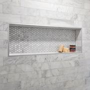 Calacatta Gris 4x16x3/8 Honed Marble Tile