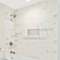 Calacatta Gris 4x16x3/8 Honed Marble Tile