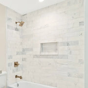 Calacatta Gris 4x16x3/8 Honed Marble Tile