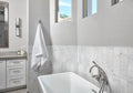 Calacatta Gris 4x16 Split Face Marble Tile